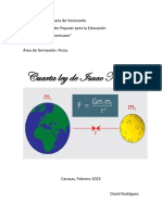 ensayo cuarta ley de newton