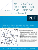 UT 04.04. - Diseño e Instalación de Una LAN. Sistema de Cableado Estructurado