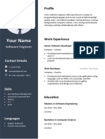 CV Template