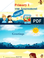 Primary 1 Midterm Assessment (Speaking Test)