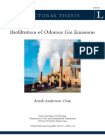 Biofiltration of Odorous Gas Emissions