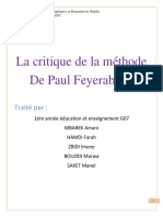 La Critique de La Méthode PDF