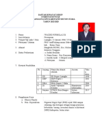 Daftar Riwayat Hidup