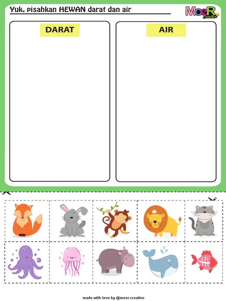Printable Cut & Paste Worksheet - Vol. 1 PDF | PDF