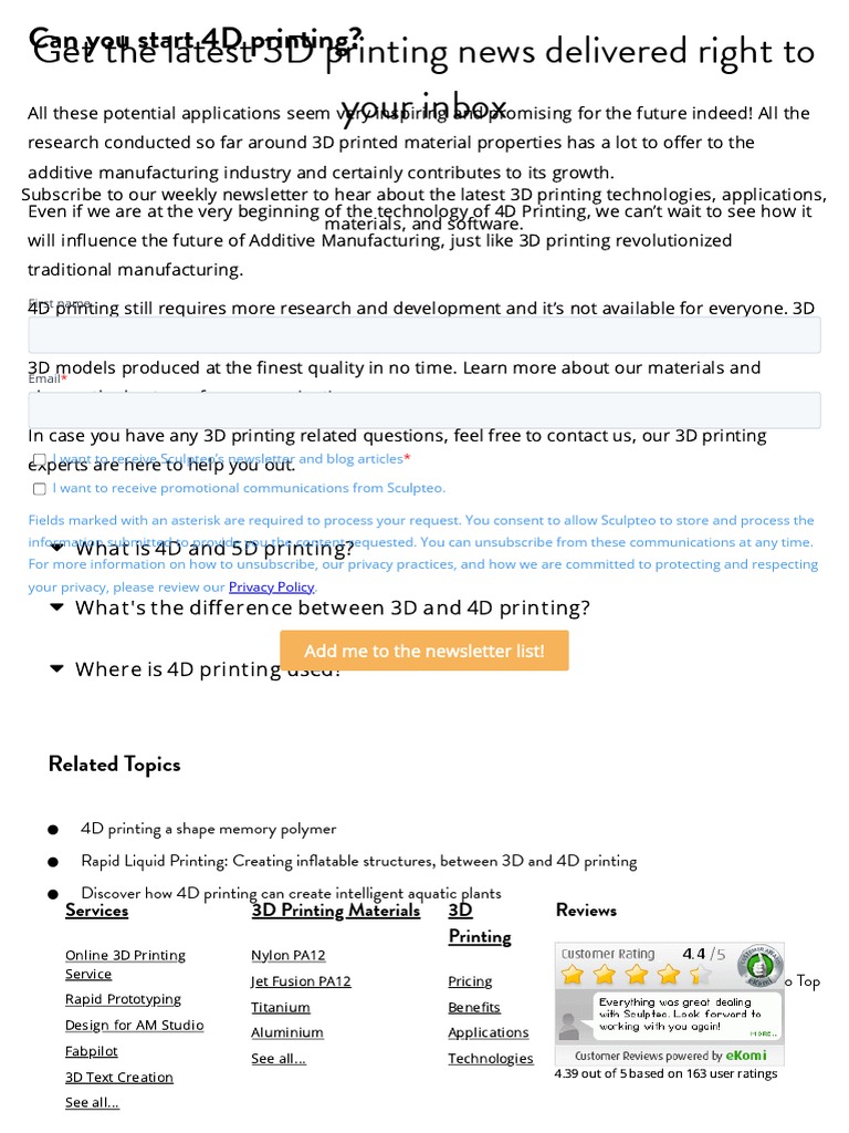 4D Printing Part4 | PDF | 3 D Printing | 3 D Computer Graphics