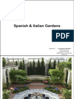 Spanish & Italian Gardens: M.Arch Landscape Assistant Professor GITAM School of Architecture Hyderabad Prepared by