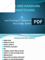 Insecticides Mixing and Safe Guards