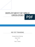 Deployment of Spray Operators