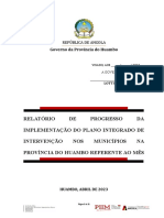 Relatório de Progresso Do PIIM - GPHBO.2023, de 24 de Abril - Prov. Huambo