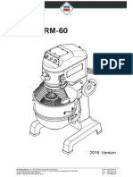 Technical Manual - Mixer - RM-60