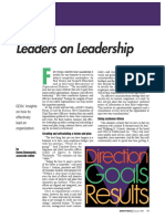 CEO Insights on Effective Leadership