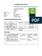 Curriculum Vitae: Data Pribadi