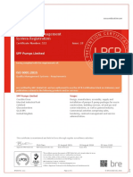 ISO 9001 - C111-28 SPP Pumps Limited Certificate