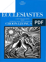 (The Anchor Bible) C. L. Seow - Ecclesiastes - A New Translation With Introduction and Commentary-Yale University Press PDF