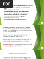 Glycogen Metabolism