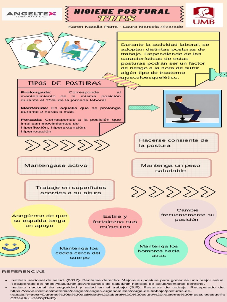 Consejos de Higiene Postural Laboral | PDF