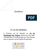 A Primeira Lei de Mendel e seus experimentos com ervilhas