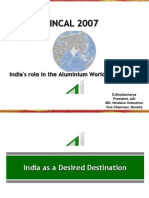 INCAL 2007: India's Role in The Aluminium World of Tomorrow