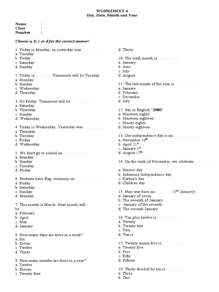 worksheet-4-days-dates-months-years-pdf