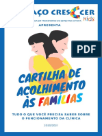 Cartilha de Acolhimento Às Famílias