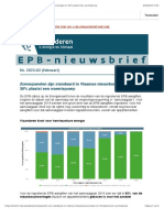 EPB-Nieuwsbrief Zonnepanelen Zijn Standaard in Vlaamse Nieuwbouwwoningen en 30% Plaatst Een Warmtepomp