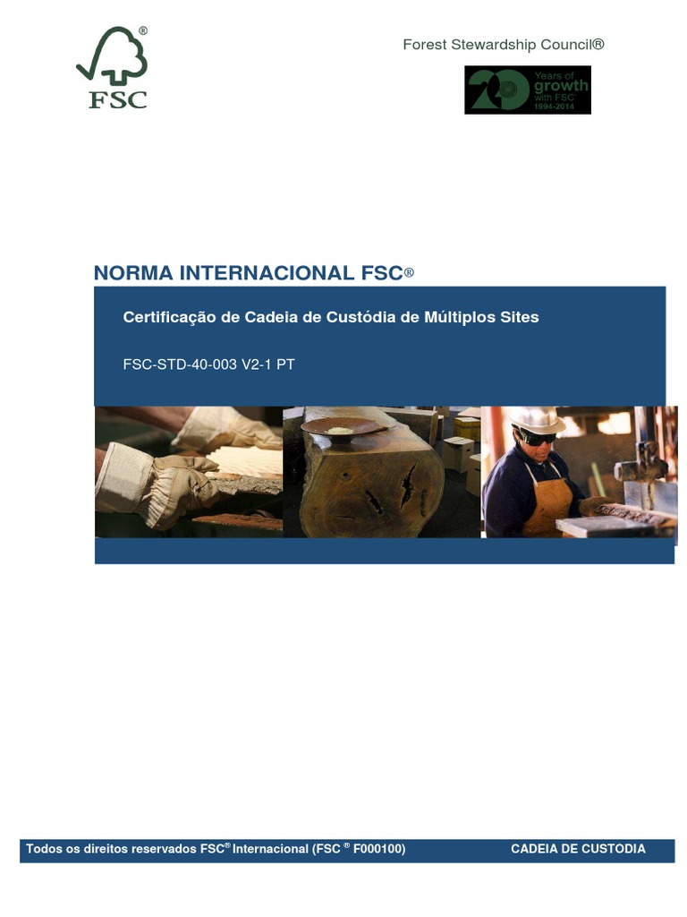 15 - Norma Internacional FSC | PDF | Conselho de Manejo Florestal