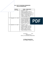 Jadwal Piket Jan