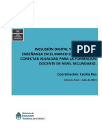 Inclusión Digital y Practicas de Enseñanza en El Marco Del Programa Conectar Igualdad Nivel Sec PDF