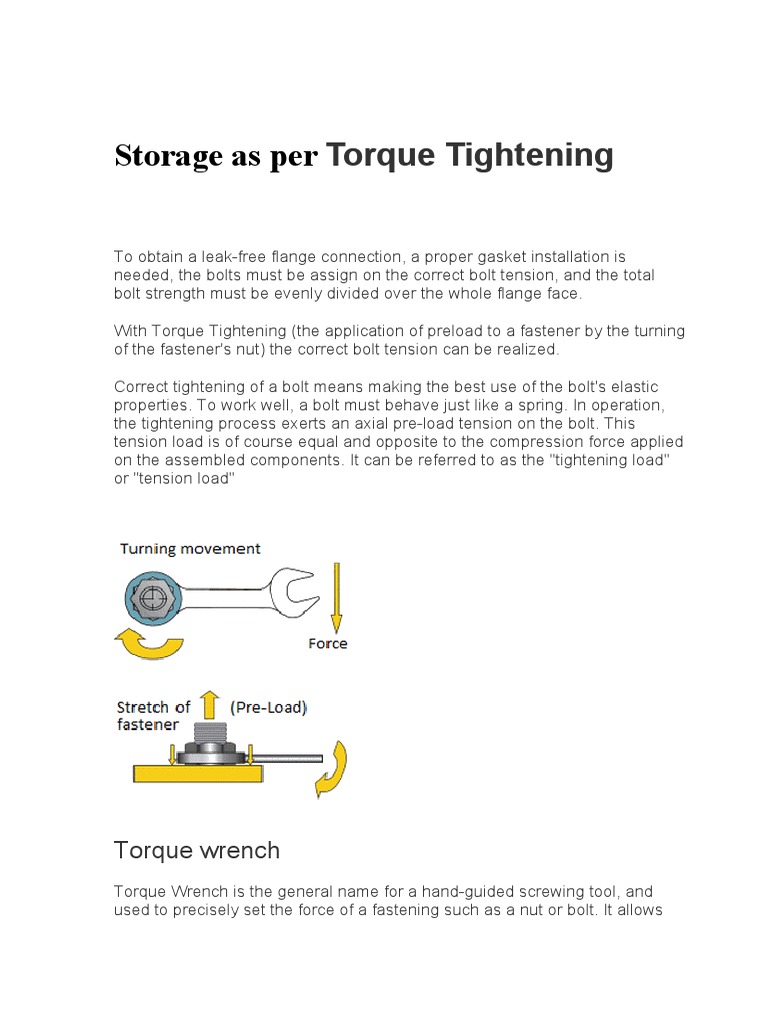 Torquing of bolts and nuts PDF Screw Pipe (Fluid Conveyance)