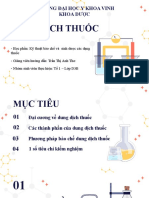 Dung Dịch Thuốc: Trường Đại Học Y Khoa Vinh Khoa Dược