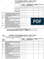 TL FM (P) 11 (AA) Self Assessment Checklist