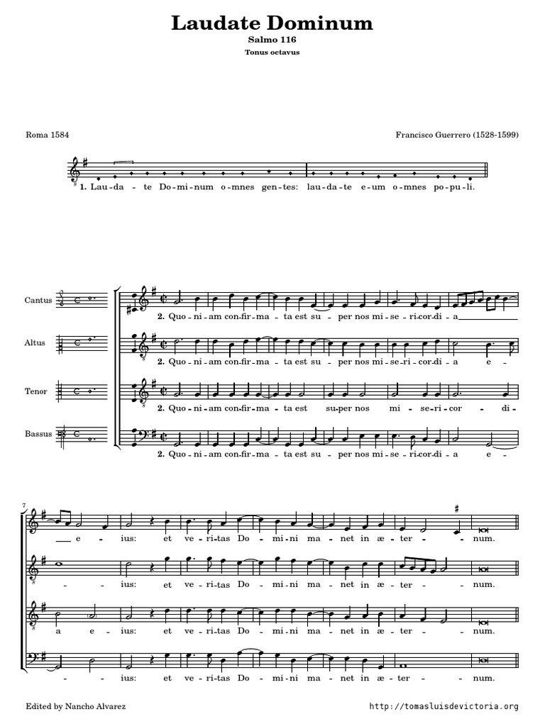 Guerrero Laudate - Dominum 2 | PDF