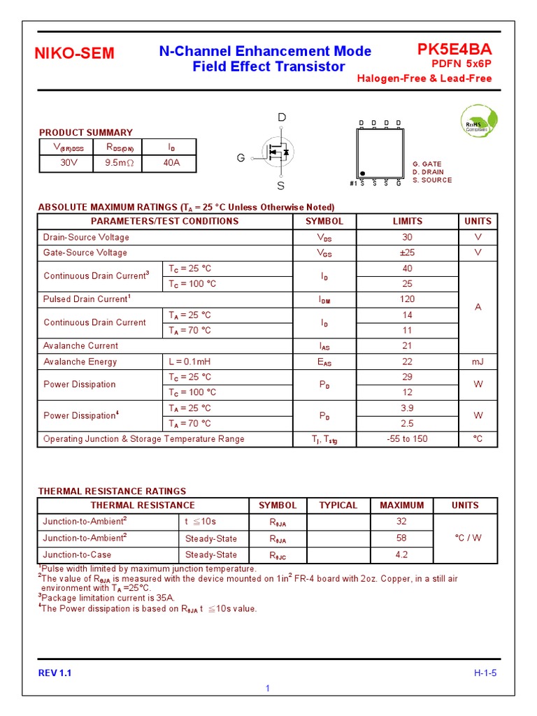 Datasheet Integrado | PDF | Field Effect Transistor | Information And ...