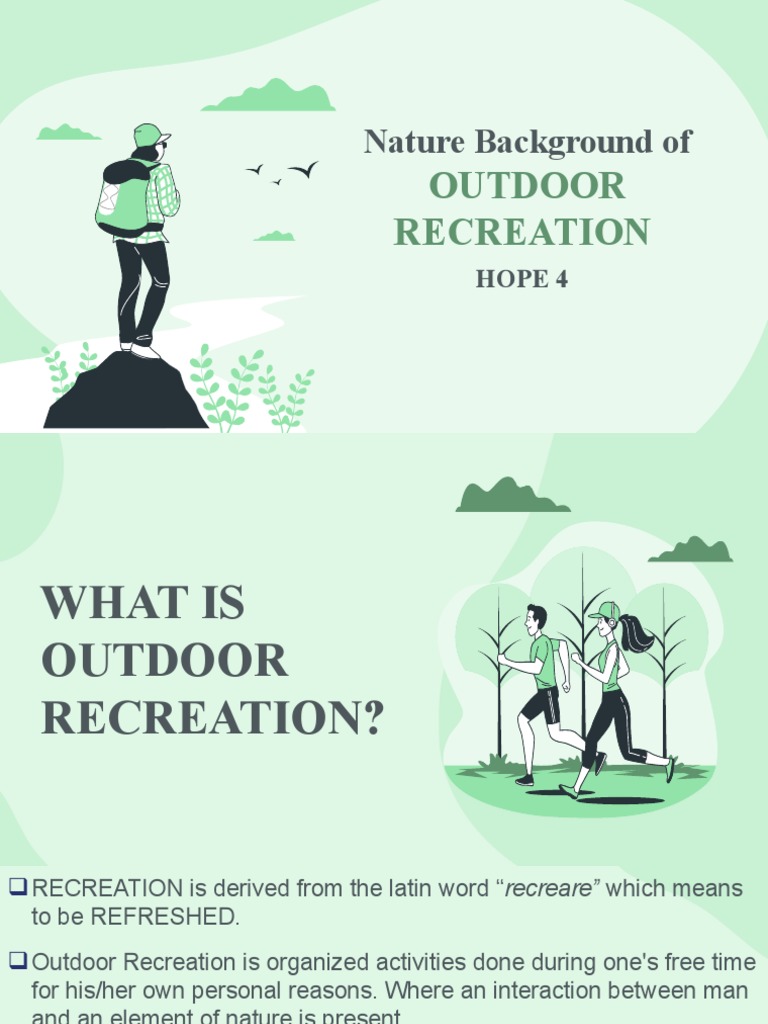 Benefits of Outdoor Recreation | PDF | Outdoor Recreation | Recreation