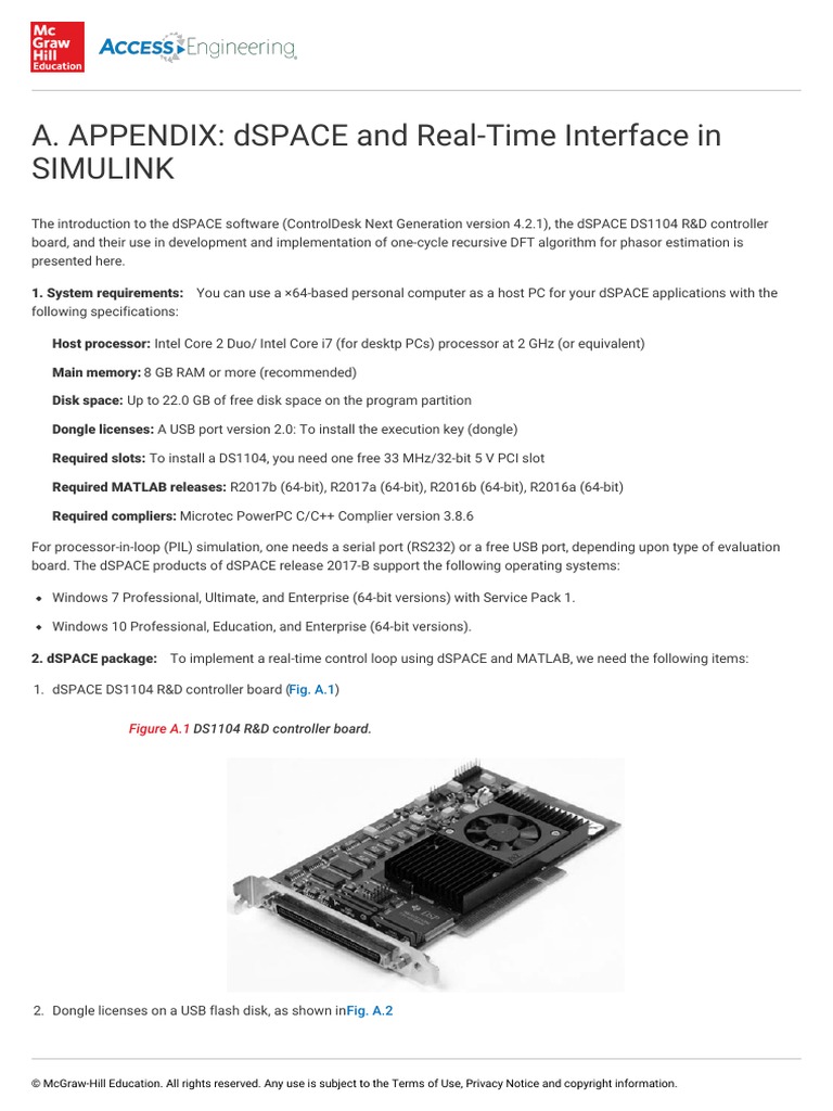 Appendix Dspace and Real Time Interface in Simulink | PDF | Digital To ...