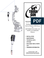 Archived M058 TOUGH GUN ThruArm Series Robotic MIG Guns For Motoman