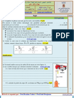 Marrakech-Safi Examen Regional PC 2021 Sujet PDF