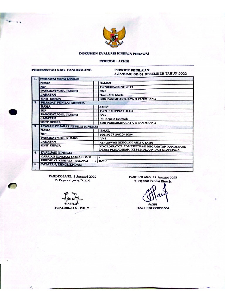 Contoh skp 2022 pdf