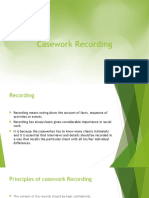 Casework Recording