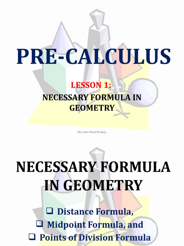 PRECALCULUS_NECESSARYFORMULAINGEOMETRY (2) PDF Triangle