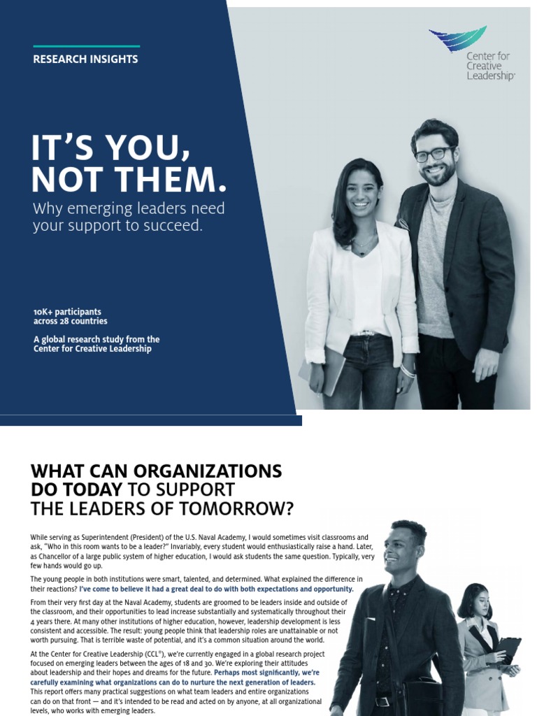 Emerging Leaders Research Report Center For Creative Leadership | PDF ...