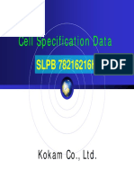 Kokam Cell 31ah (SLPB78216216H)