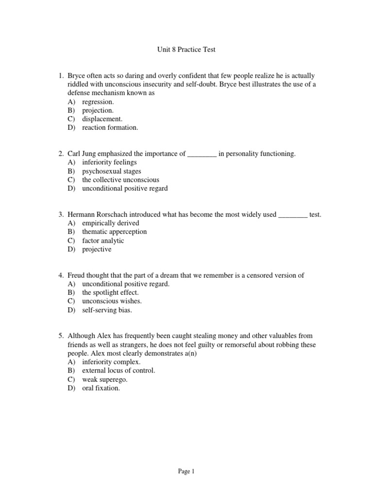 Unit 8 Test Pdf