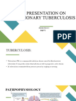 Case Presentation On Pulmonary Tuberculosis.f - 2 - 110252