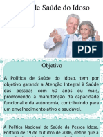 Política de Saúde do Idoso