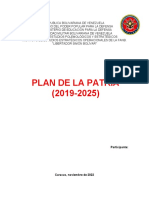 Ensayo Plan de La Patria Grupo 1