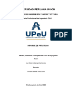 Universidad Peruana Unión: Facultad de Ingeniería Y Arquitectura