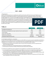 Medicina: Plan de Transición 2011 - 2023