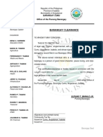 Barangay Clearance PDF
