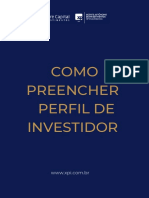 Como Atualizar Perfil Do Investidor - Site